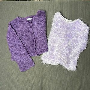 GIRL’S SWEATERS SZ S AND 4T